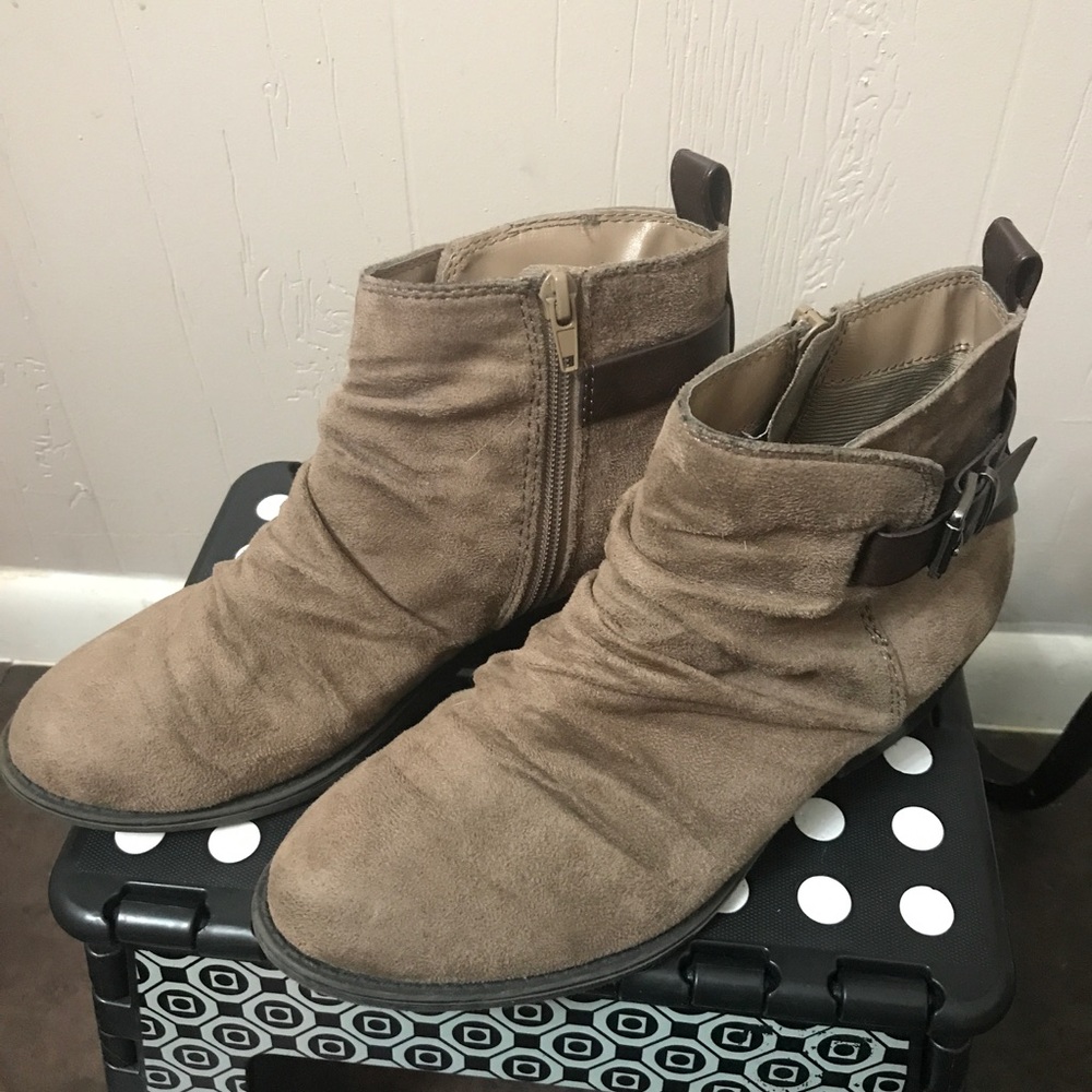 Tan Booties